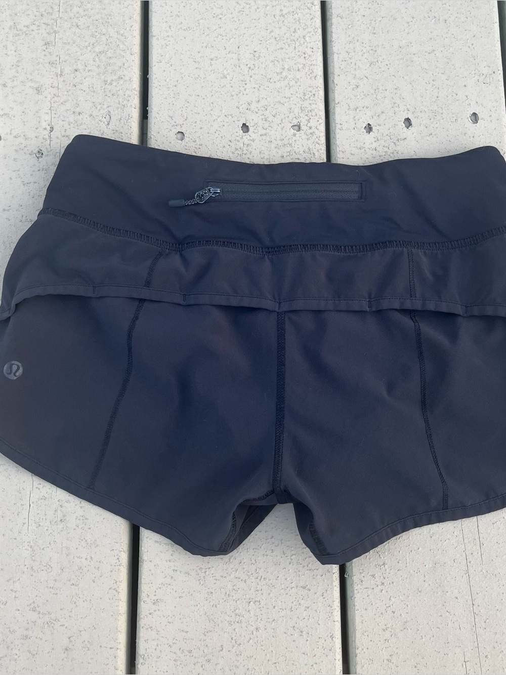Lululemon shorts black speed up size 4